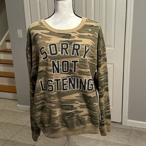 Wound Up Camo Sweatshirt